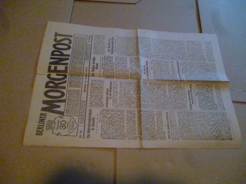 Berliner morgenpost - berliner,