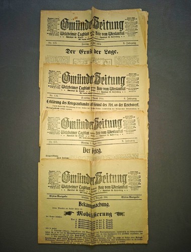 Krieg bekanntmachung 1914 - 1914, –
